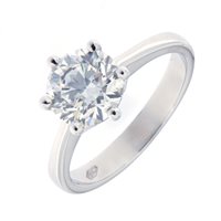 Anello Fanton Gioielli Donna SOLITARI LAB GROWN in Oro Diamante Lab Grown 2.12 Ct FGSLG212GVS1EXILN - FGSLG212GVS1EXILN